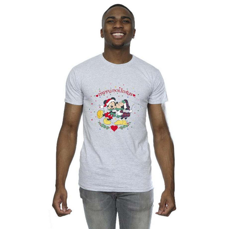 Disney Mickey et Minnie Happy Holidays T-Shirt  