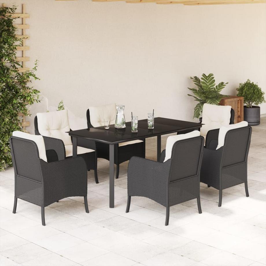 VidaXL Garten essgruppe poly-rattan  