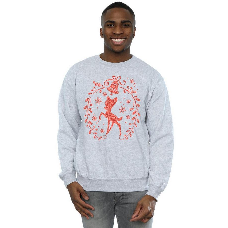 Disney Bambi Sweatshirt Couronne de Noël  