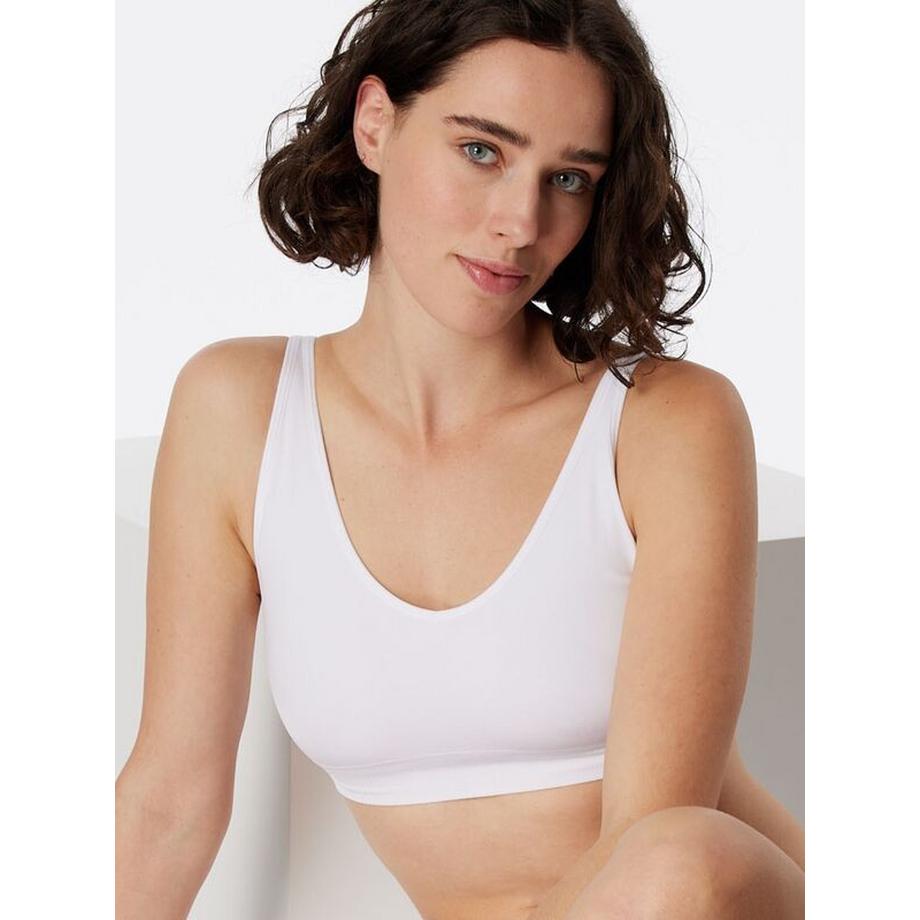 Schiesser Reggiseno morbido Classic Seamless con imbottiture  