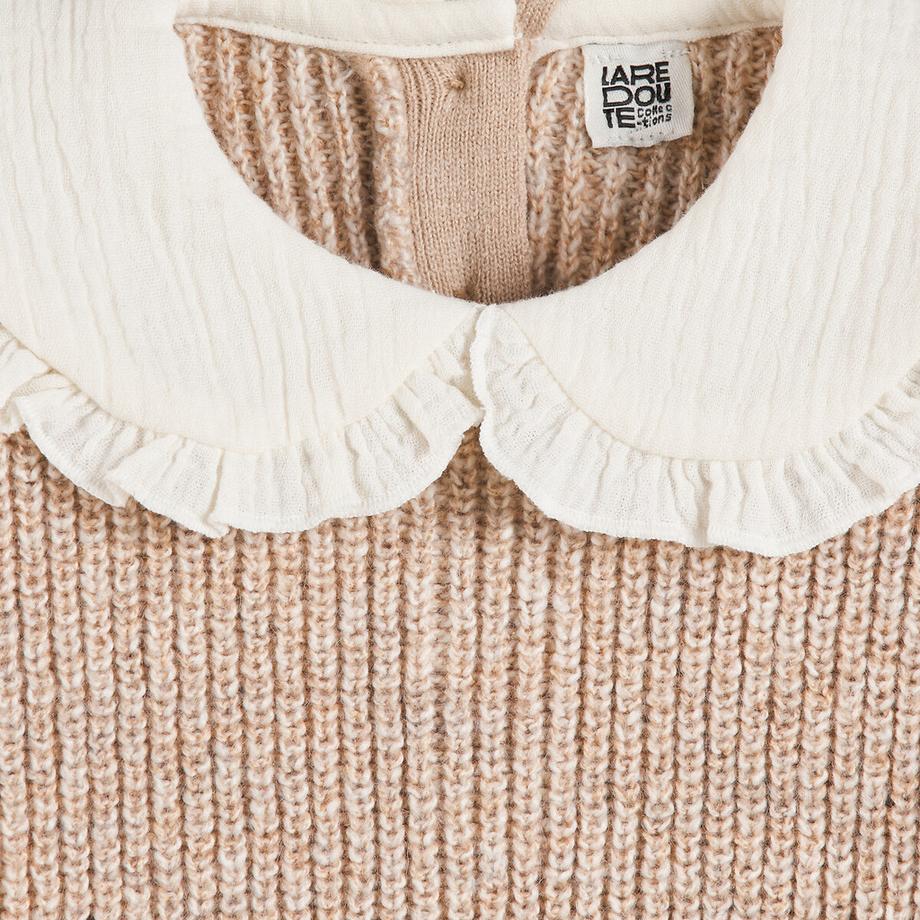 La Redoute Collections  Pull col claudine en fine maille 