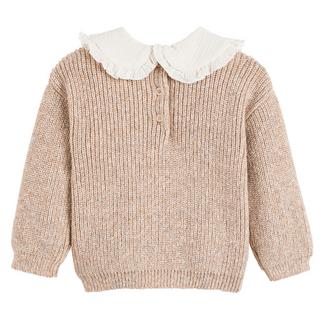 La Redoute Collections  Pullover aus Feinstrick mit Bubikragen 