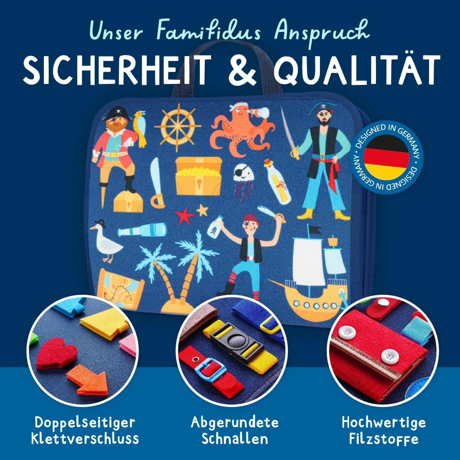 Activity-board  Tableau d'activités - Notre jouet pour le développement de votre enfant I Le tableau d'activités est un excellent cadeau et un super jouet de voyage 