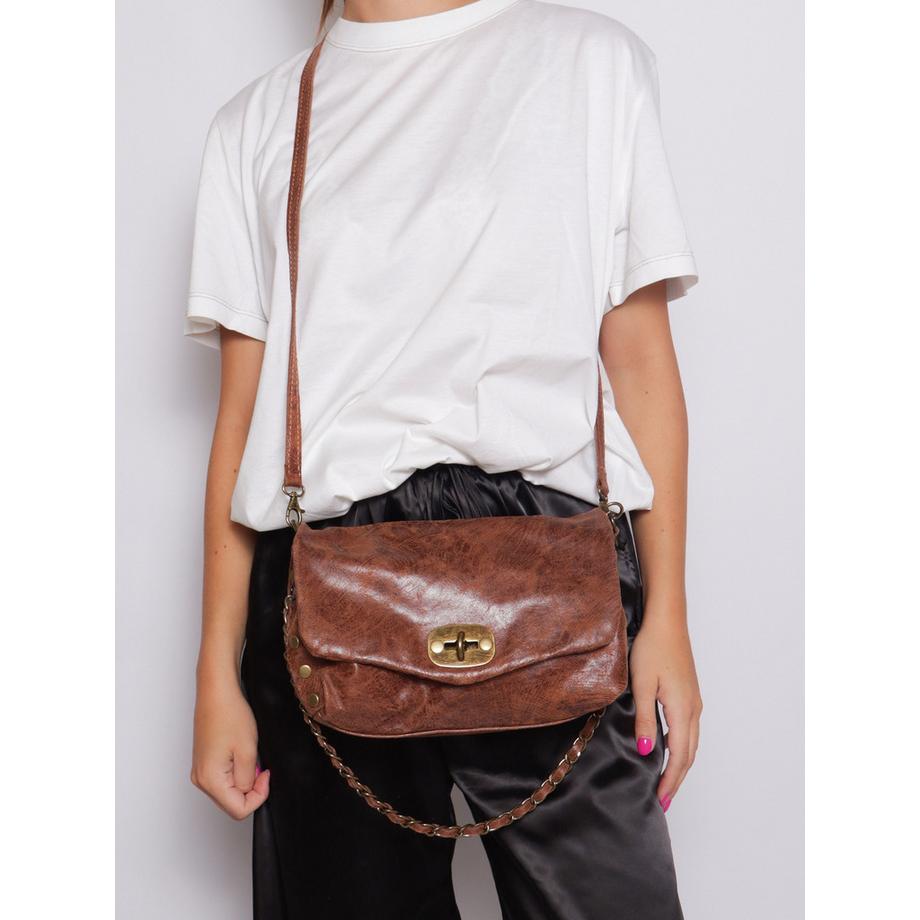 Gave Lux Floralia Lux Wildleder Umhängetasche  