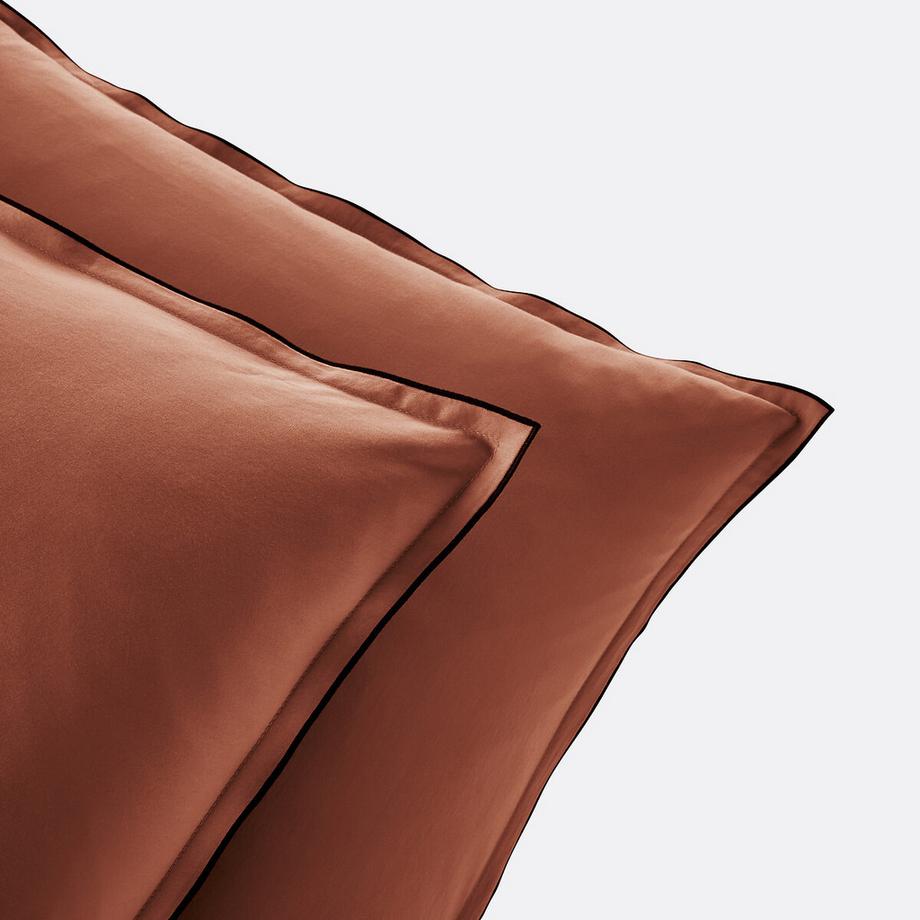 La Redoute Intérieurs Victor Uni Satin de Coton Taie d'Oreiller  