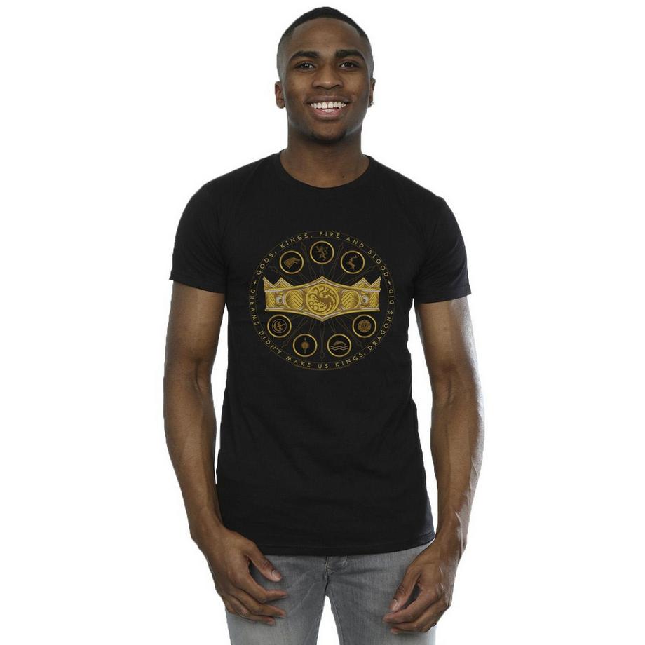 Game of Thrones Gods Kings Fire And Blood T-Shirt  