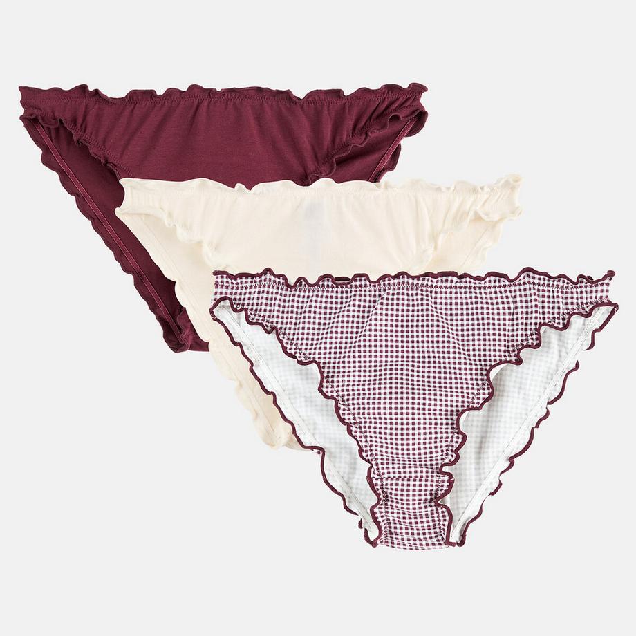 La Redoute Collections Lot de 3 Slips  