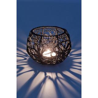 KARE Design Photophore Hayat noir rond 12  