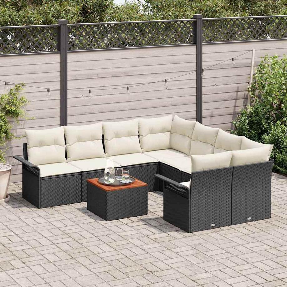 VidaXL Sofa set poly-rattan  