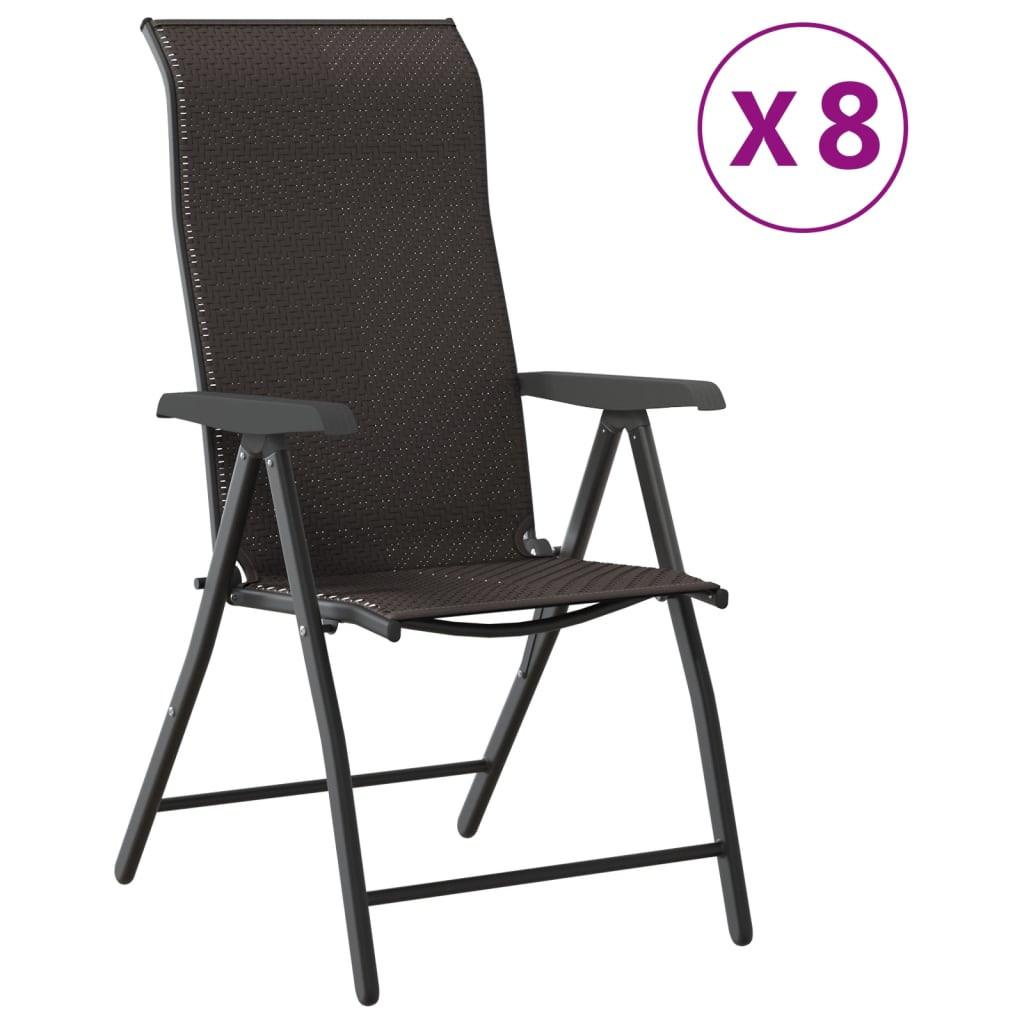 VidaXL Chaise de jardin rotin synthétique  