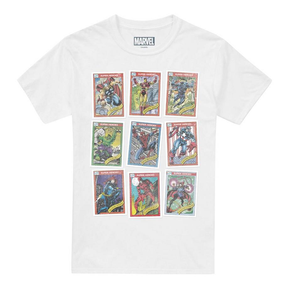 T-ShirtMotiftyle Carte À Collectionner Rétro Grid