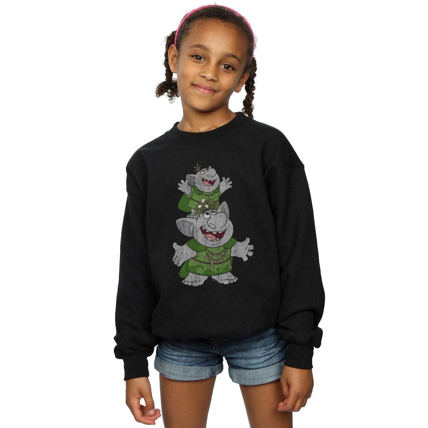 Disney  Frozen Handstacking Trolls Sweatshirt 