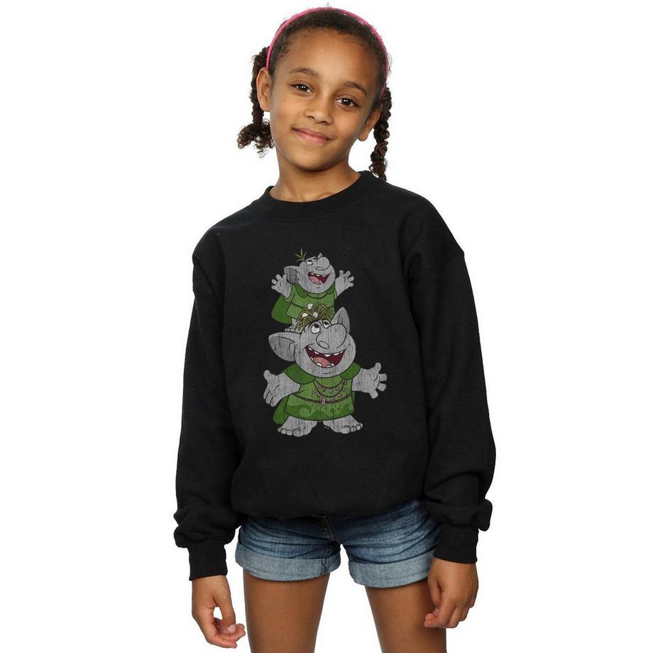 Disney  Frozen Handstacking Trolls Sweatshirt 