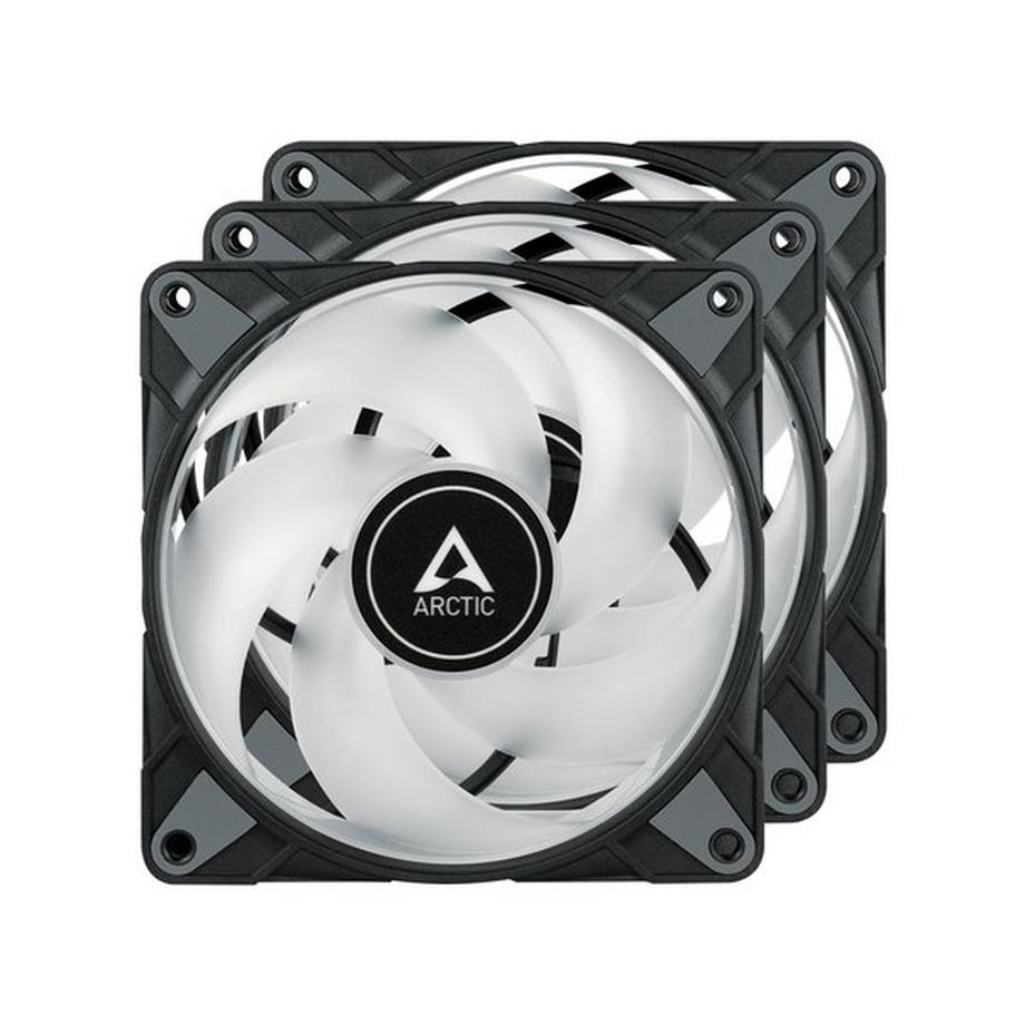 Arctic Cooling  ARCTIC P12 PWM PST A-RGB 0dB Semi-Passiver 120 mm Gehäuselüfter mit digitalem A-RGB Value Pack 