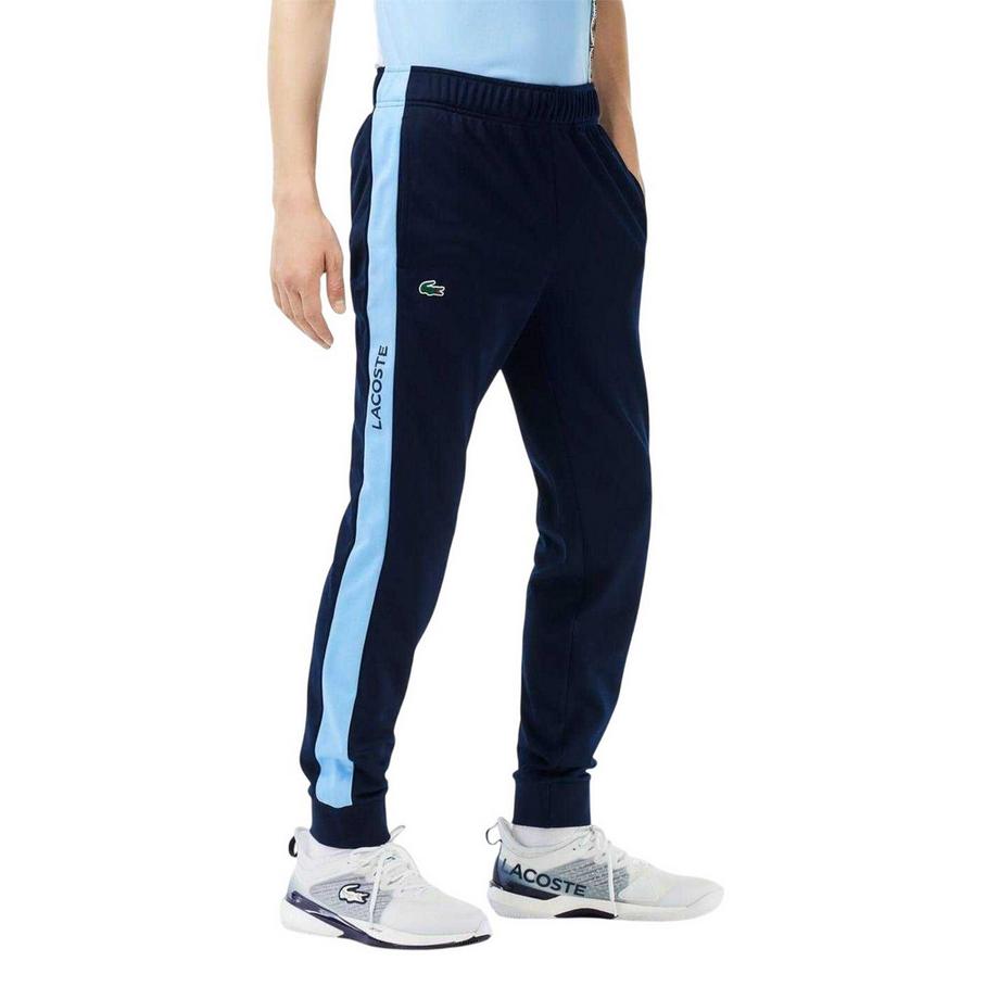 LACOSTE Sport Pantalone Da Tuta Blocchi Di Colore Aderente Corsa  