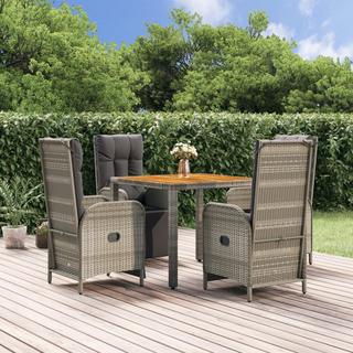 VidaXL Garten essgruppe poly-rattan  