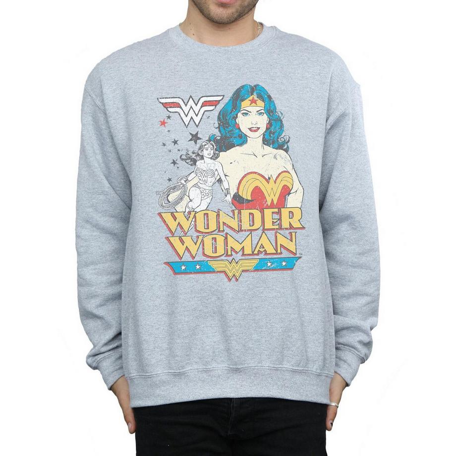 DC COMICS Wonder Woman Sweatshirt Col Rond  