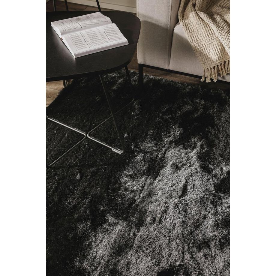 Benuta Hochflorteppich Whisper Anthrazit  