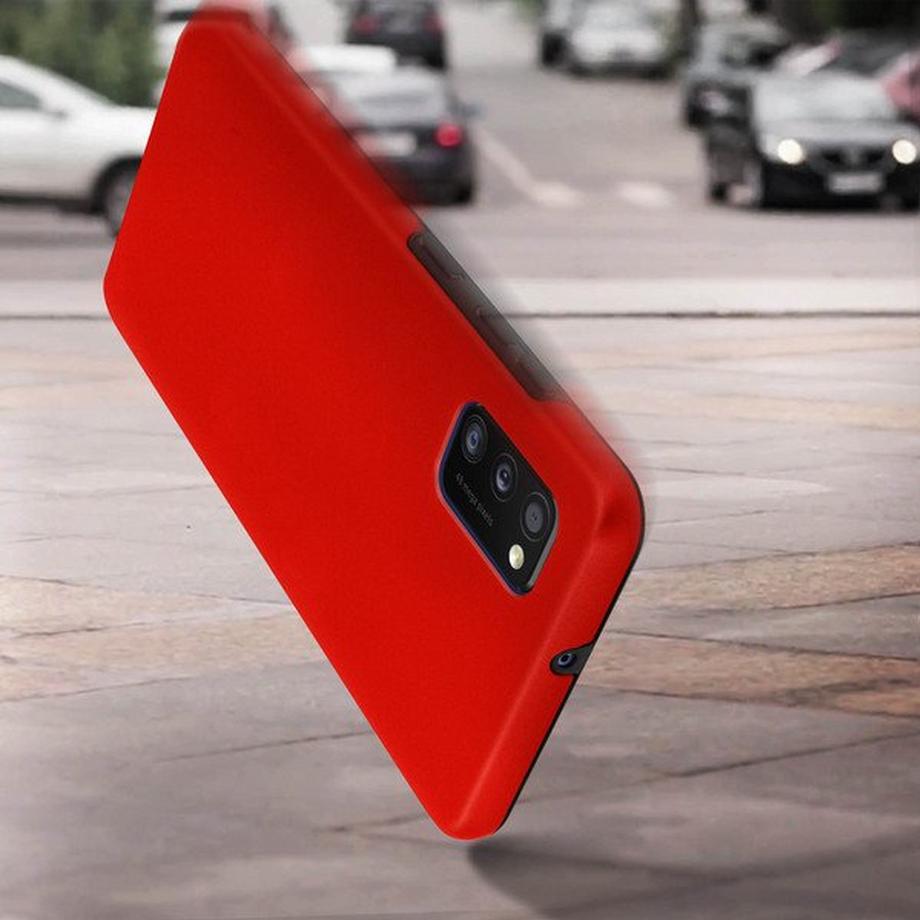 Avizar  Coque Samsung Galaxy A41 Intégrale Rouge 