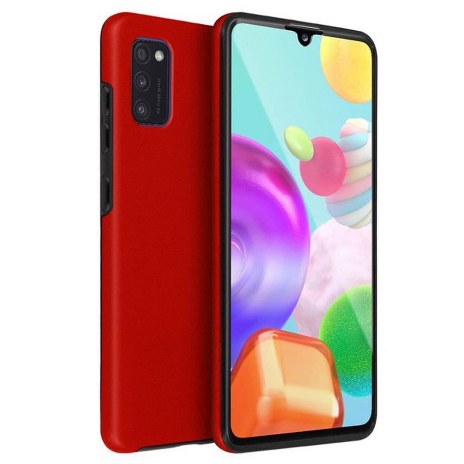 Avizar  Coque Samsung Galaxy A41 Intégrale Rouge 