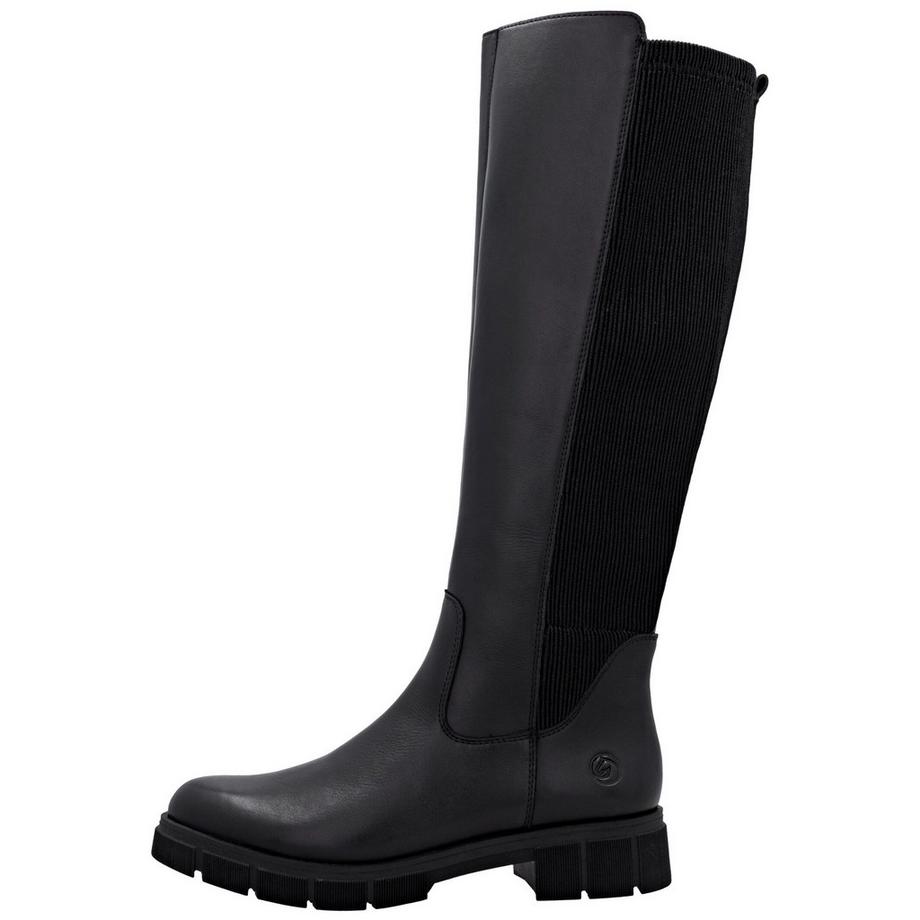 Remonte Bottes hautes avec talon bloc et fermeture éclair intérieure Bottes 