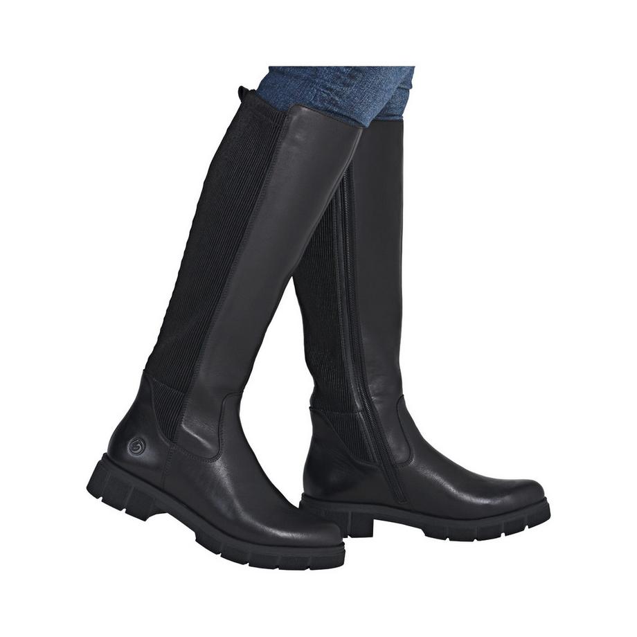 Remonte Bottes hautes avec talon bloc et fermeture éclair intérieure Bottes 
