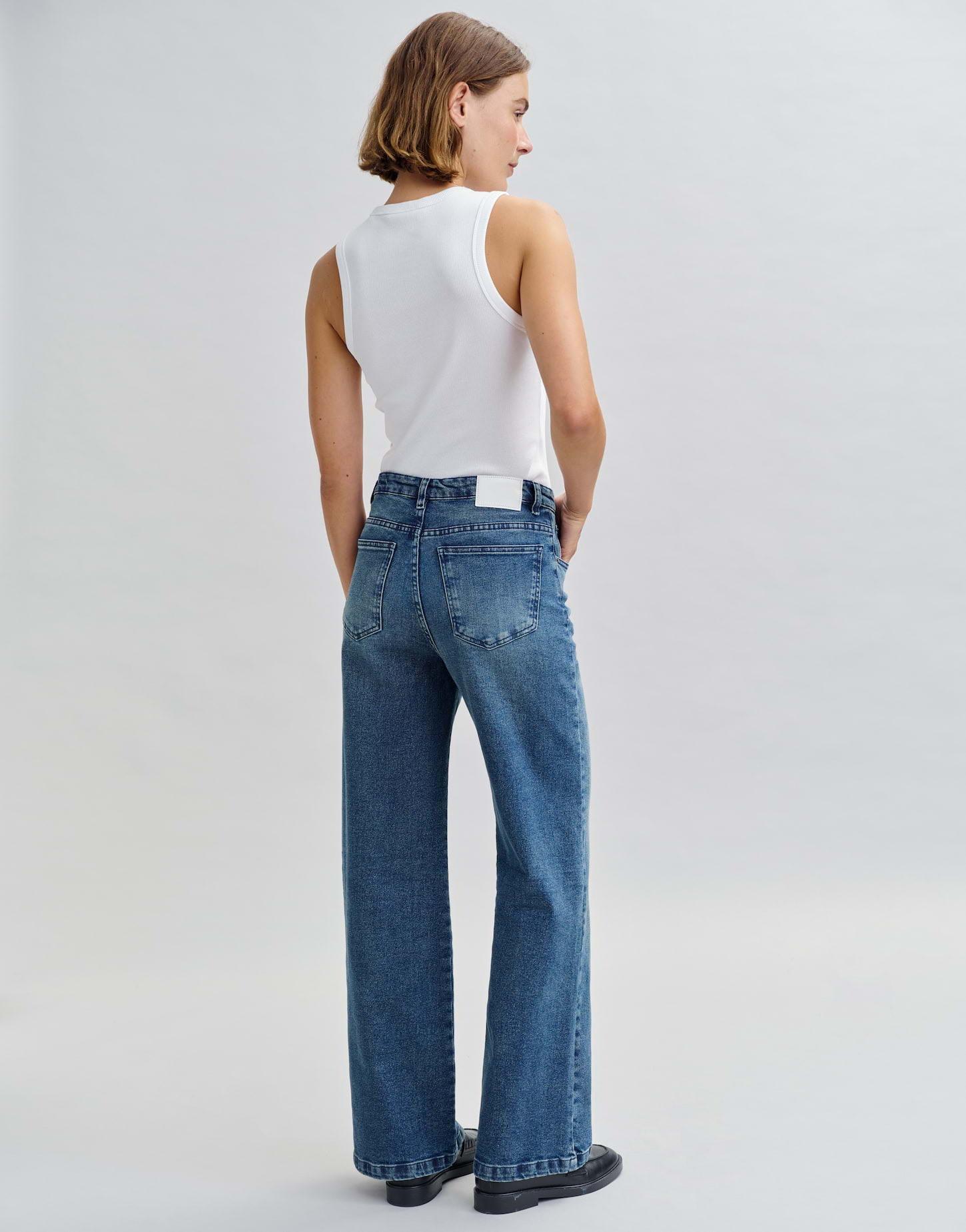 OPUS  Wide Leg Jeans Mivy coupe droite 