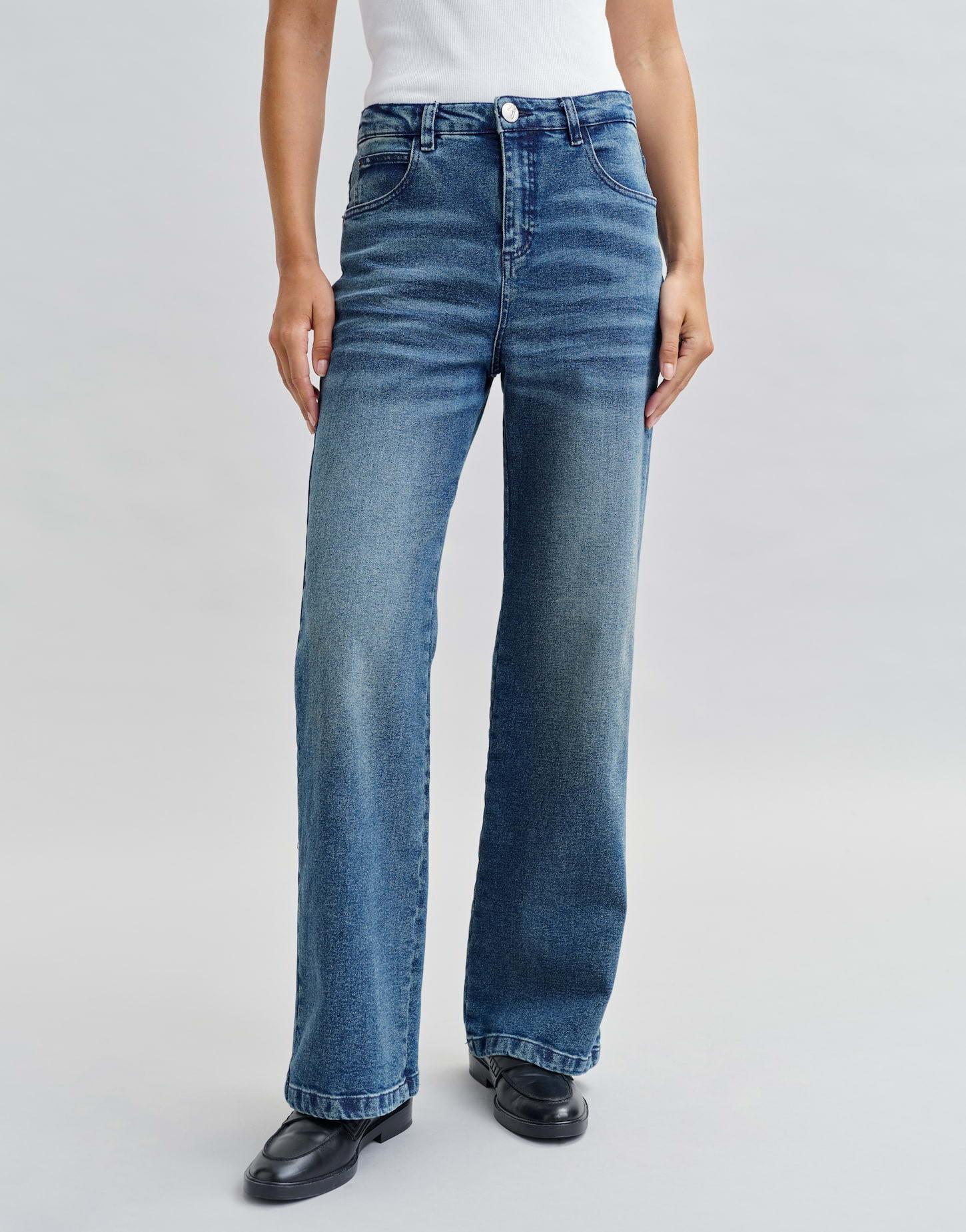 OPUS  Wide Leg Jeans Mivy coupe droite 