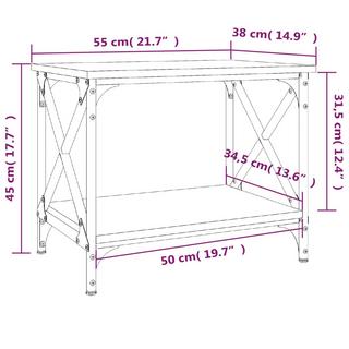 VidaXL Table d'appoint bois d'ingénierie  