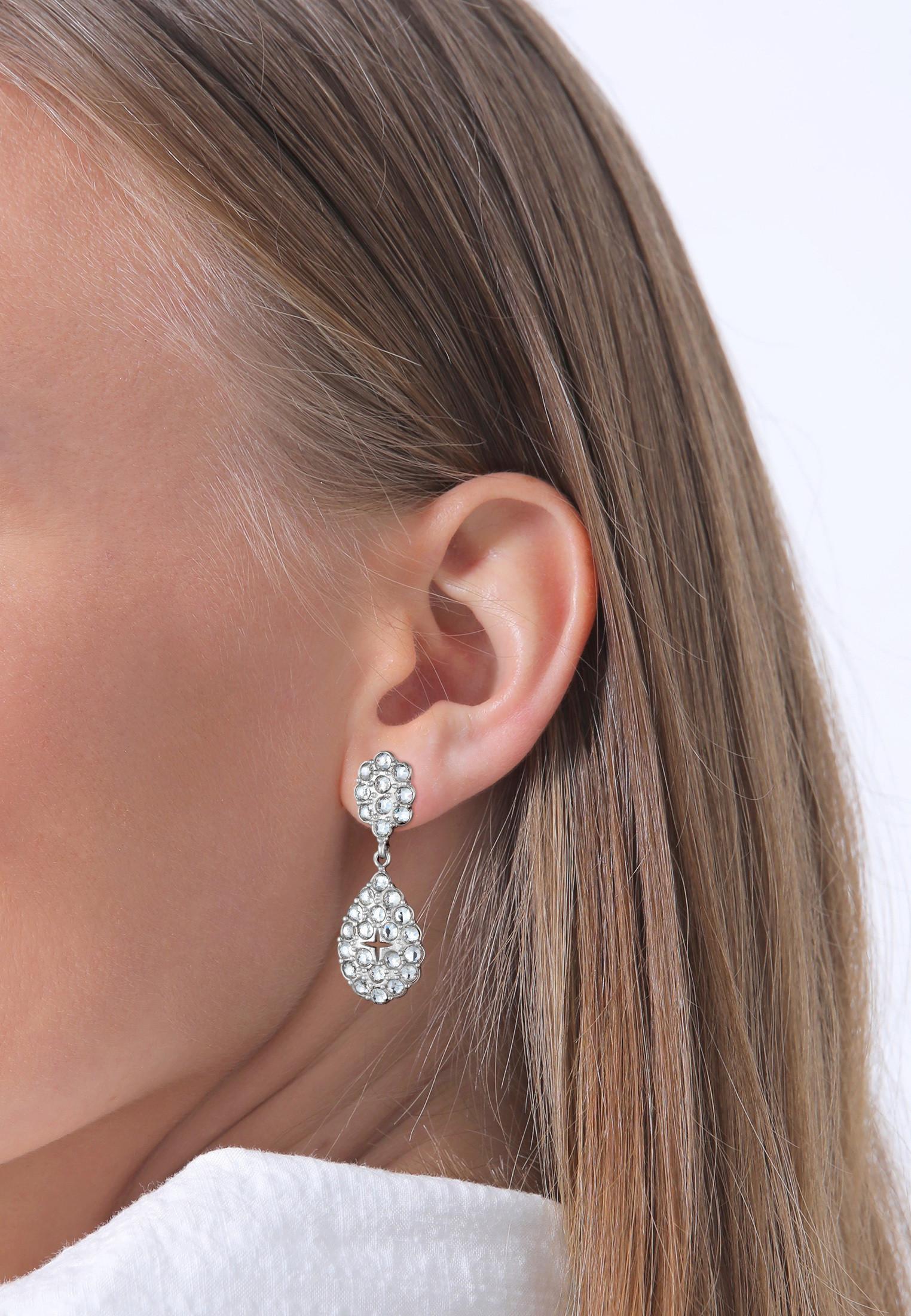 Elli  Ohrringe Kristalle Chandelier Glamouröse 