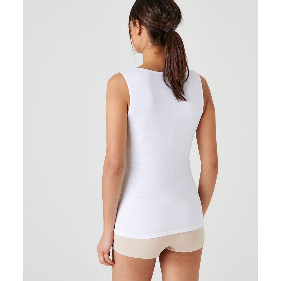 Damart Achsel-Shirt mit dehnbarer Paspel  