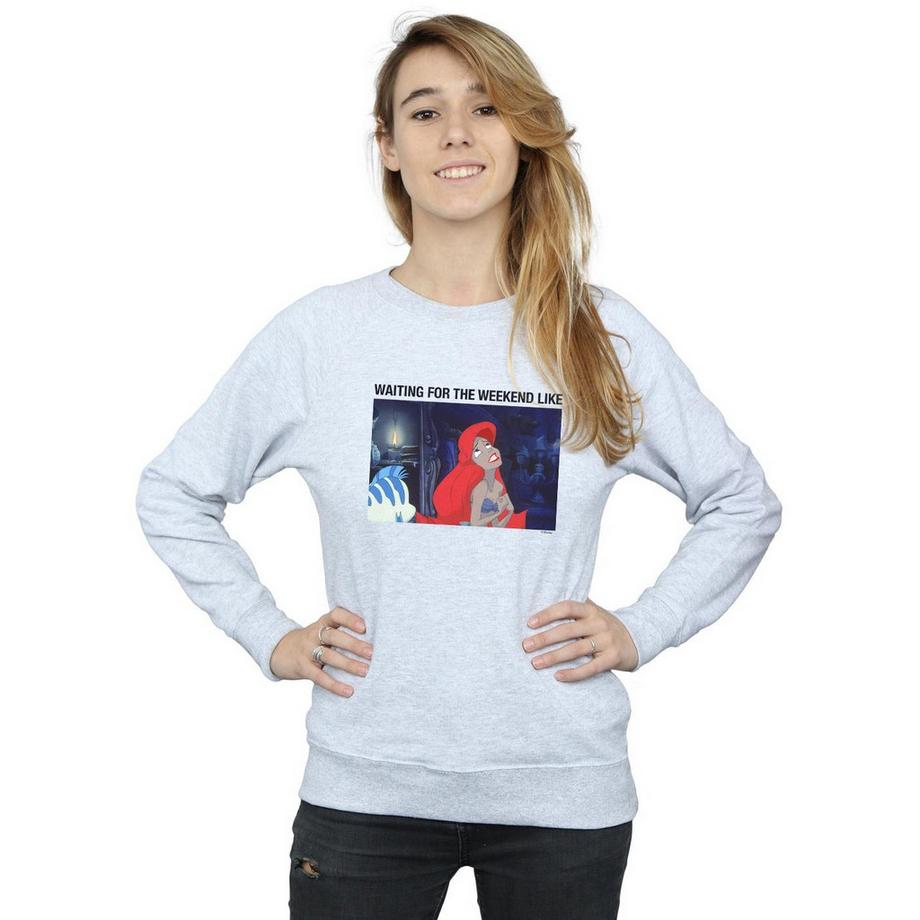 Disney The Little Mermaid Waiting For The Weekend Sweatshirt  