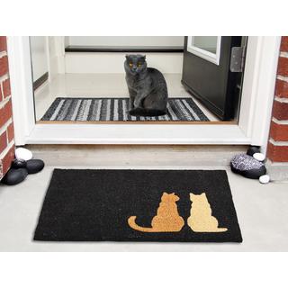 Beliani Fussmatte aus Kokosfasern Modern NAPALIT  