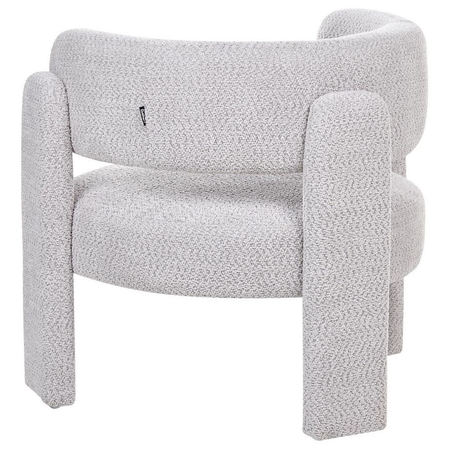 Beliani Fauteuil en Tissu chenille  BUREA  