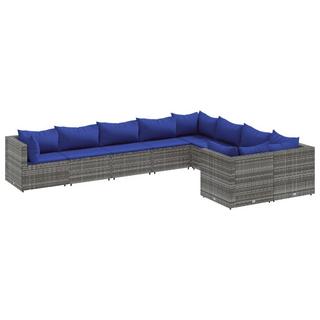 VidaXL set salotto da giardino Polirattan  