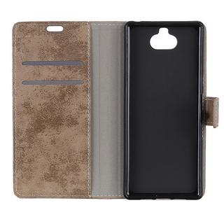 Cover-Discount  Sony Xperia 10 Plus - Vintage Leder Hülle In Wildleder Optik 