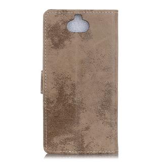 Cover-Discount  Sony Xperia 10 Plus - Cuir Vintage Coque Aspect Daim 