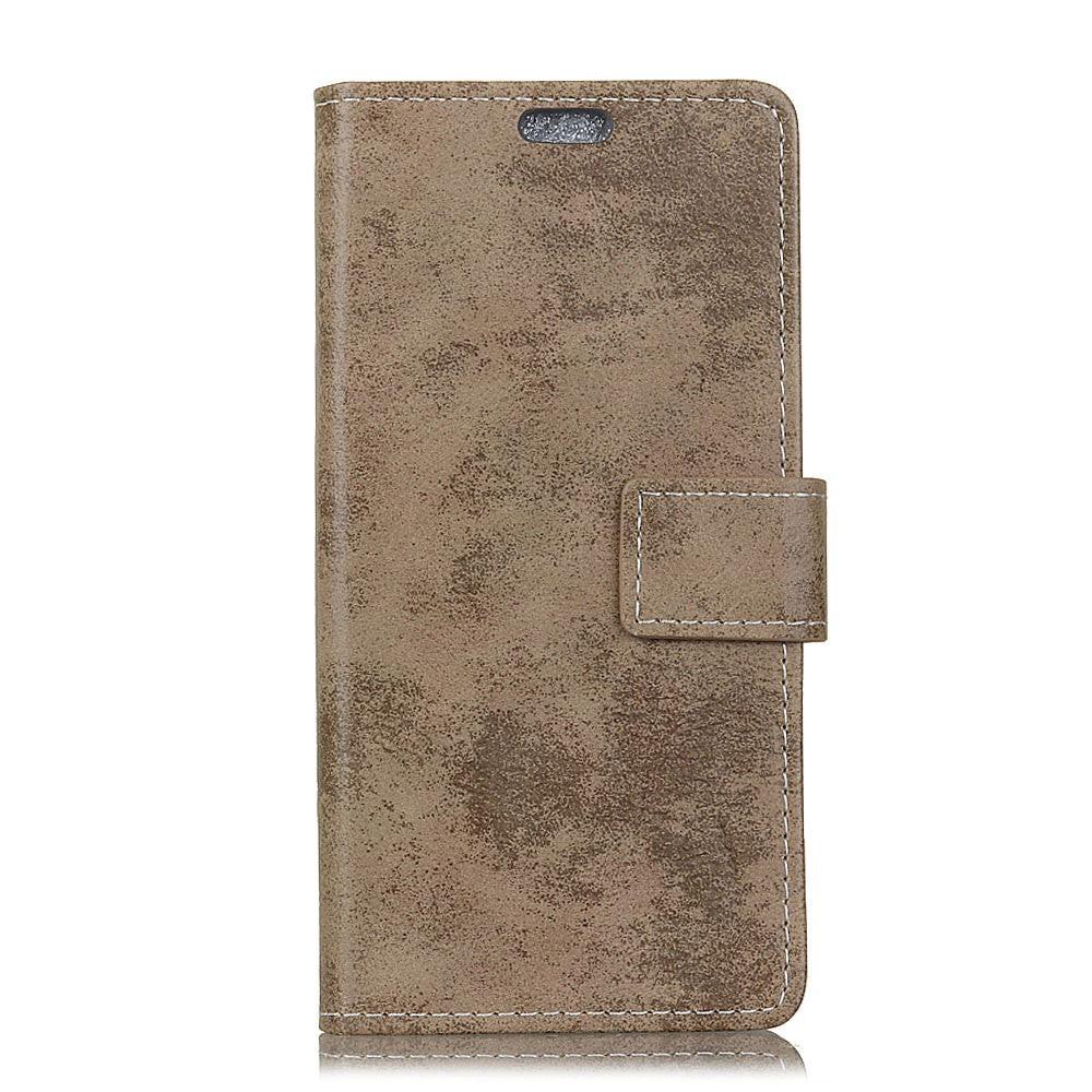 Cover-Discount  Sony Xperia 10 Plus - Cuir Vintage Coque Aspect Daim 