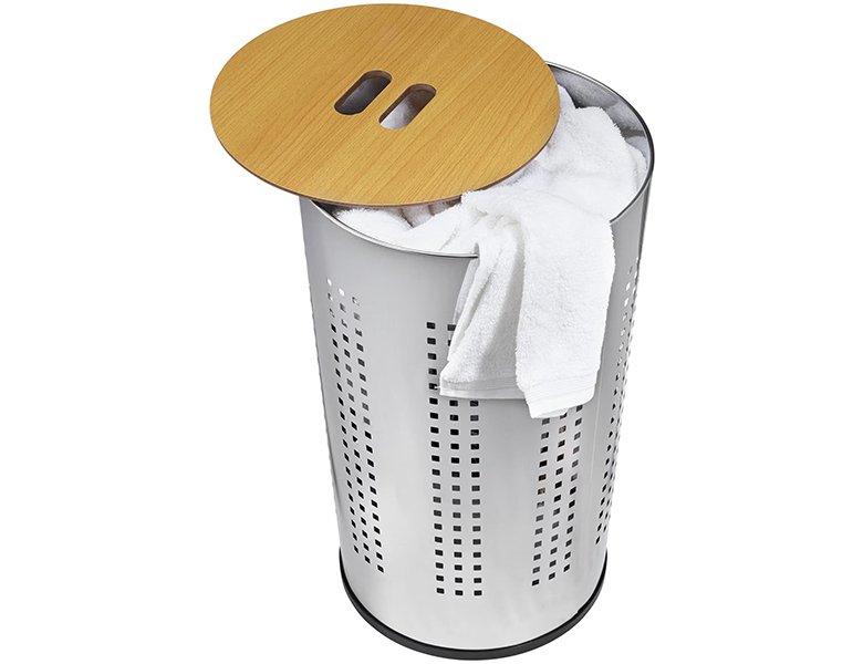 diaqua Wäschesammler 50L Chrom  