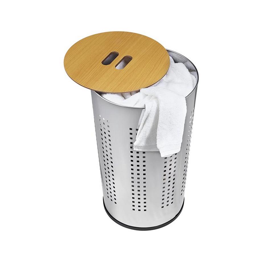 diaqua Wäschesammler 50L Chrom  