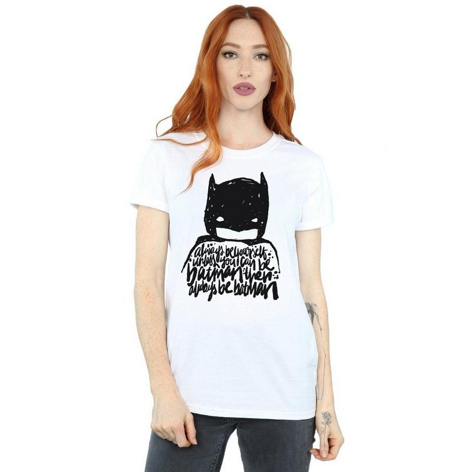 DC COMICS Always Be Yourself Batman T-Shirt  