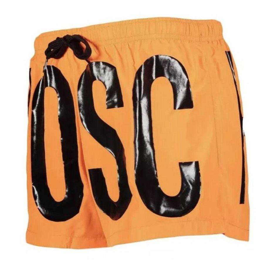MOSCHINO Badeshorts mit Logo-Print  