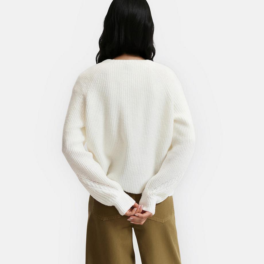 La Redoute Collections Cardigan col rond en maille côtelée  