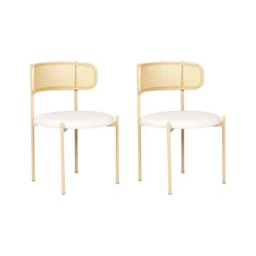 Lot de 2 chaises en Métal Rétro ANDOVER