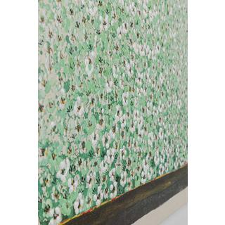 KARE Design Quadro su tela Flower Boat beige verde 80x100  