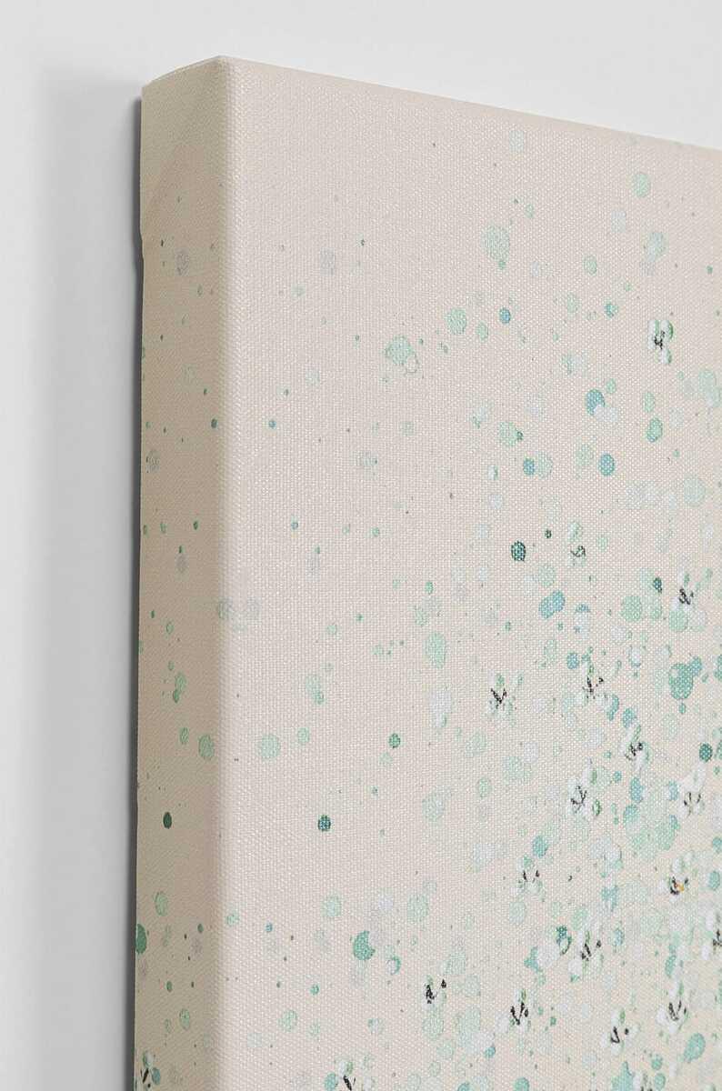 KARE Design Quadro su tela Flower Boat beige verde 80x100  