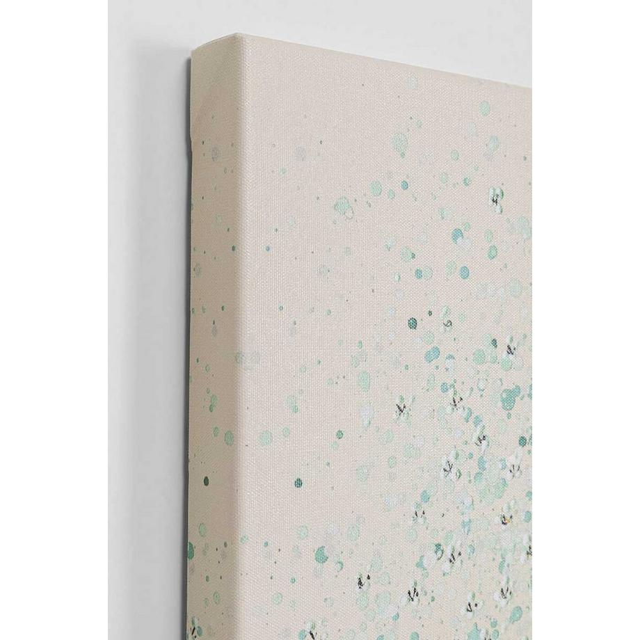 KARE Design Quadro su tela Flower Boat beige verde 80x100  