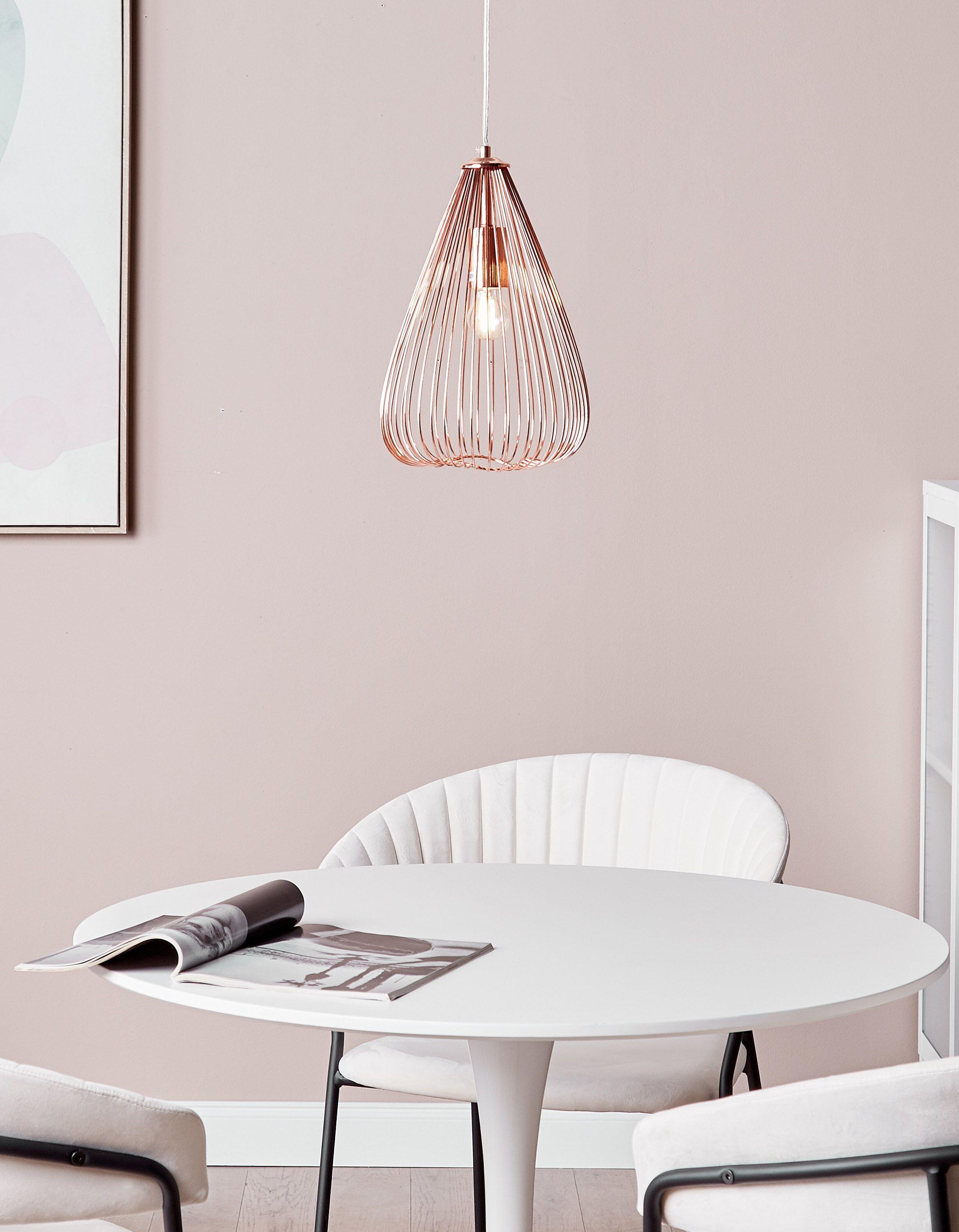 Beliani Lampe suspension en Métal Glamour CONCA  