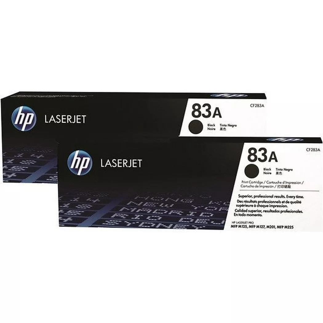 Hewlett-Packard – HP Toner-Modul 83AD schwarz CF283AD LaserJet Pro M125 2 Stück, One Size