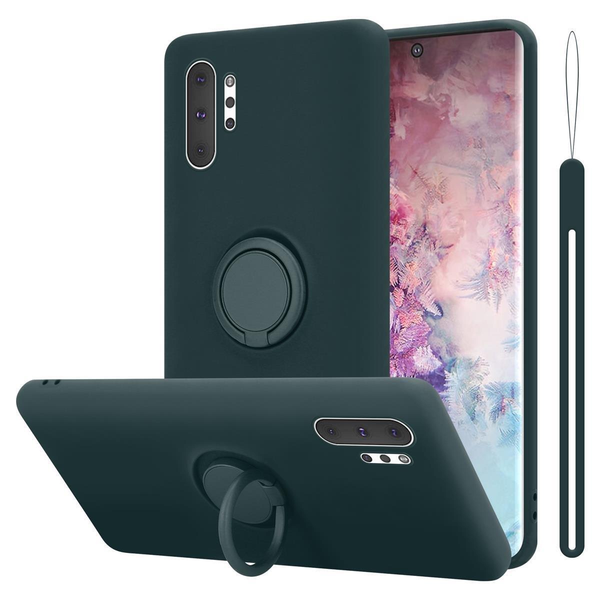 Cadorabo  Hülle für Samsung Galaxy NOTE 10 PLUS TPU Silikon mit Ring Liquid 